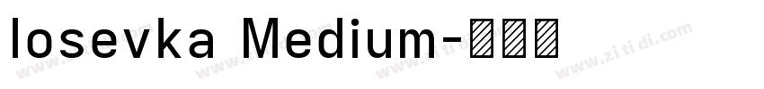 Iosevka Medium字体转换